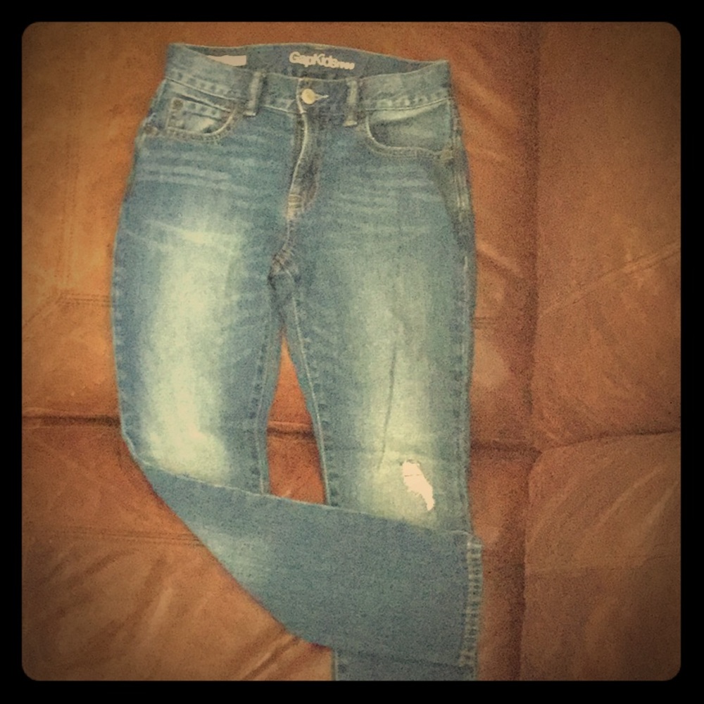 GapKids Skinny Jeans Distress.